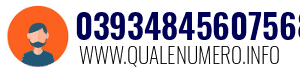 Numero di telefono 03934845607568 03934845607568
