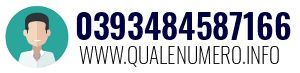 Numero di telefono 0393484587166 0393484587166