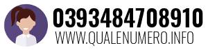 Numero di telefono 0393484708910 0393484708910