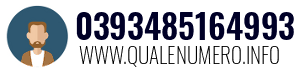 Numero di telefono 0393485164993 0393485164993