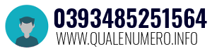 Numero di telefono 0393485251564 0393485251564