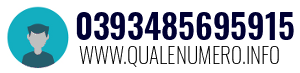 Numero di telefono 0393485695915 0393485695915