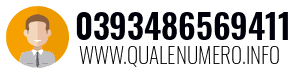 Numero di telefono 0393486569411 0393486569411