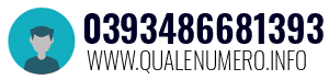 Numero di telefono 0393486681393 0393486681393