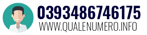 Numero di telefono 0393486746175 0393486746175