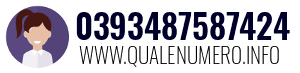Numero di telefono 0393487587424 0393487587424
