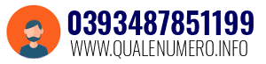 Numero di telefono 0393487851199 0393487851199