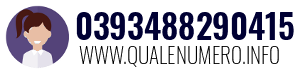 Numero di telefono 0393488290415 0393488290415