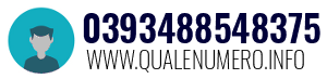 Numero di telefono 0393488548375 0393488548375