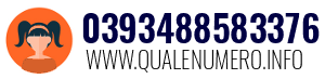 Numero di telefono 0393488583376 0393488583376