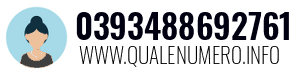 Numero di telefono 0393488692761 0393488692761