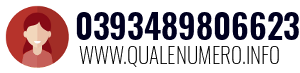 Numero di telefono 0393489806623 0393489806623