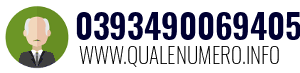 Numero di telefono 0393490069405 0393490069405