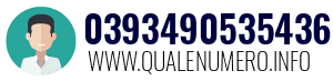 Numero di telefono 0393490535436 0393490535436