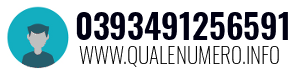 Numero di telefono 0393491256591 0393491256591