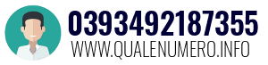 Numero di telefono 0393492187355 0393492187355