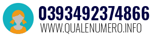 Numero di telefono 0393492374866 0393492374866