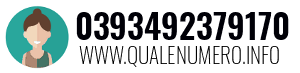 Numero di telefono 0393492379170 0393492379170