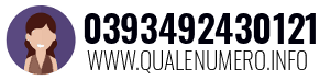 Numero di telefono 0393492430121 0393492430121