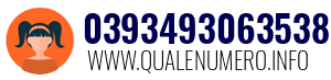 Numero di telefono 0393493063538 0393493063538