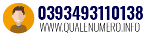 Numero di telefono 0393493110138 0393493110138