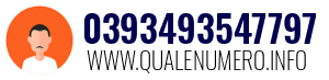 Numero di telefono 0393493547797 0393493547797
