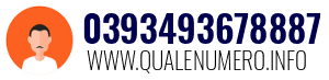 Numero di telefono 0393493678887 0393493678887