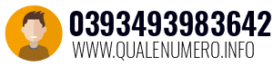 Numero di telefono 0393493983642 0393493983642