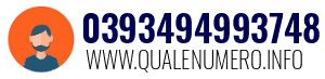Numero di telefono 0393494993748 0393494993748