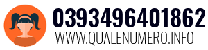 Numero di telefono 0393496401862 0393496401862