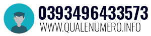 Numero di telefono 0393496433573 0393496433573