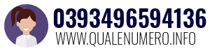 Numero di telefono 0393496594136 0393496594136