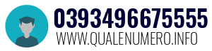 Numero di telefono 0393496675555 0393496675555