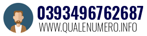 Numero di telefono 0393496762687 0393496762687