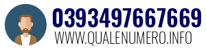 Numero di telefono 0393497667669 0393497667669