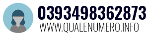 Numero di telefono 0393498362873 0393498362873