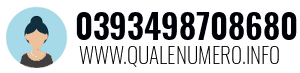Numero di telefono 0393498708680 0393498708680