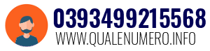 Numero di telefono 0393499215568 0393499215568
