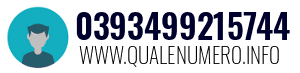 Numero di telefono 0393499215744 0393499215744