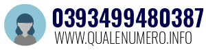Numero di telefono 0393499480387 0393499480387