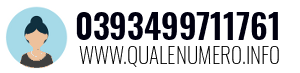 Numero di telefono 0393499711761 0393499711761