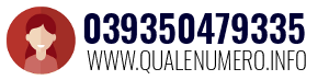 Numero di telefono 039350479335 039350479335