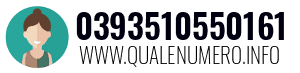 Numero di telefono 0393510550161 0393510550161