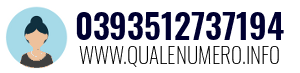 Numero di telefono 0393512737194 0393512737194