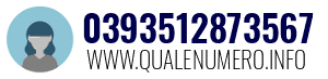 Numero di telefono 0393512873567 0393512873567
