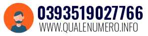 Numero di telefono 0393519027766 0393519027766