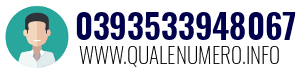 Numero di telefono 0393533948067 0393533948067