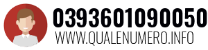 Numero di telefono 0393601090050 0393601090050