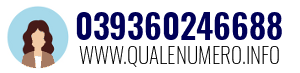 Numero di telefono 039360246688 039360246688