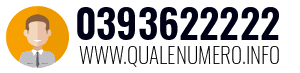 Numero di telefono 0393622222 0393622222